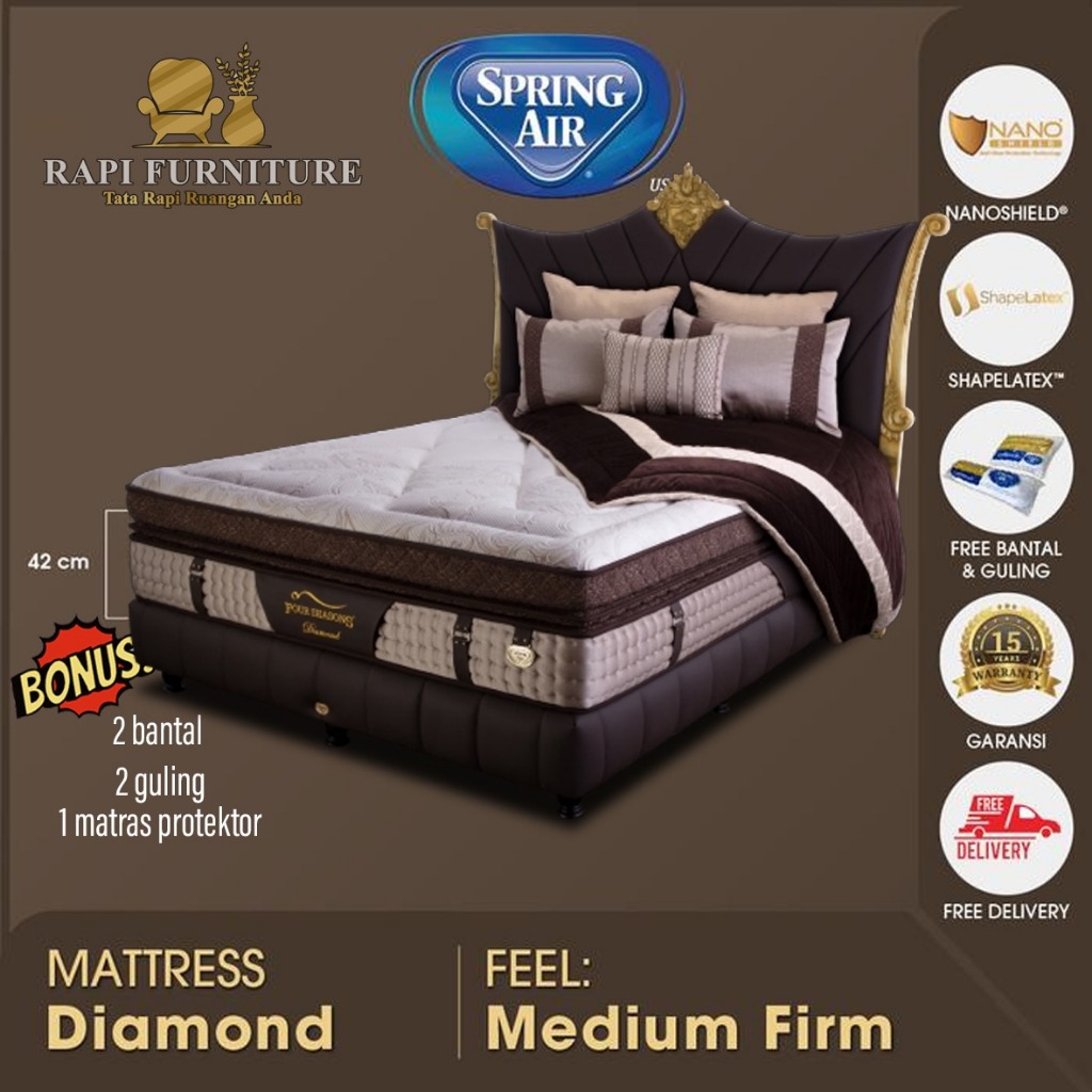 SPRINGBED SPRING AIR DIAMOND/KASUR EMPUK/KASUR PREMIUM PONTIANAK