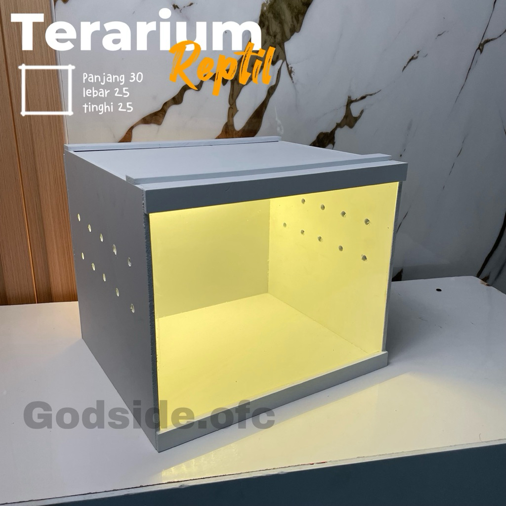 Terarium reptil kandang hamster terarium aklirik pvc