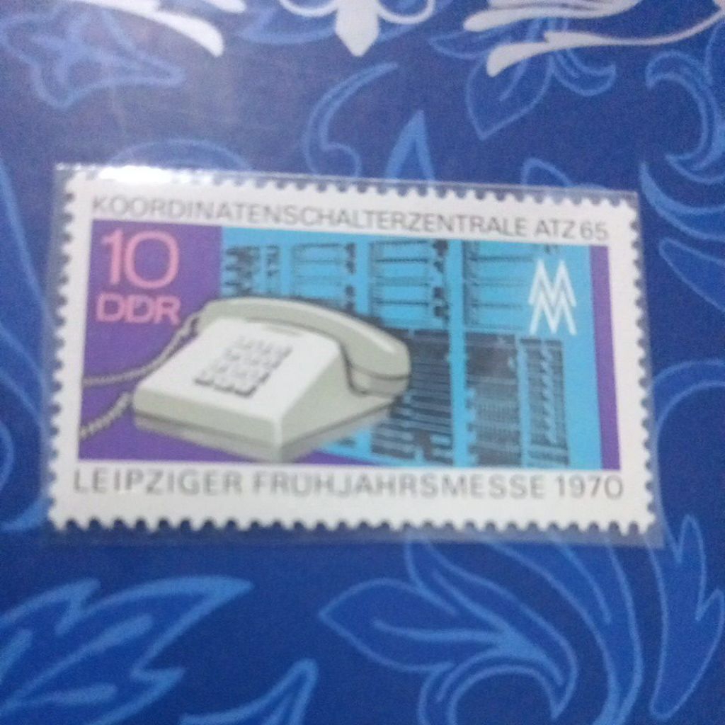 1 Pcs  Prangko Mint dari DDR Jerman Timur