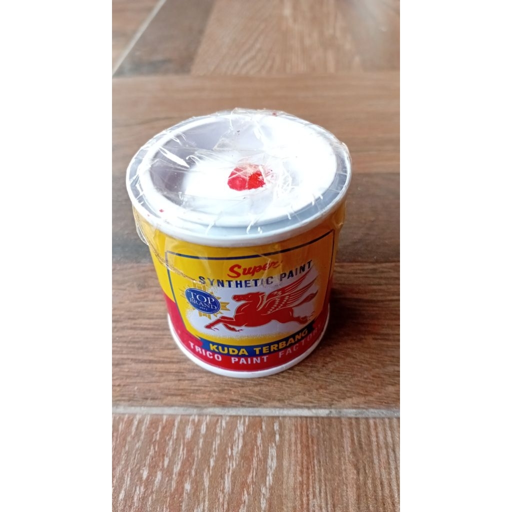barang baruuu - cat minyak kayu besi dll kuda terbang 100 ml merah