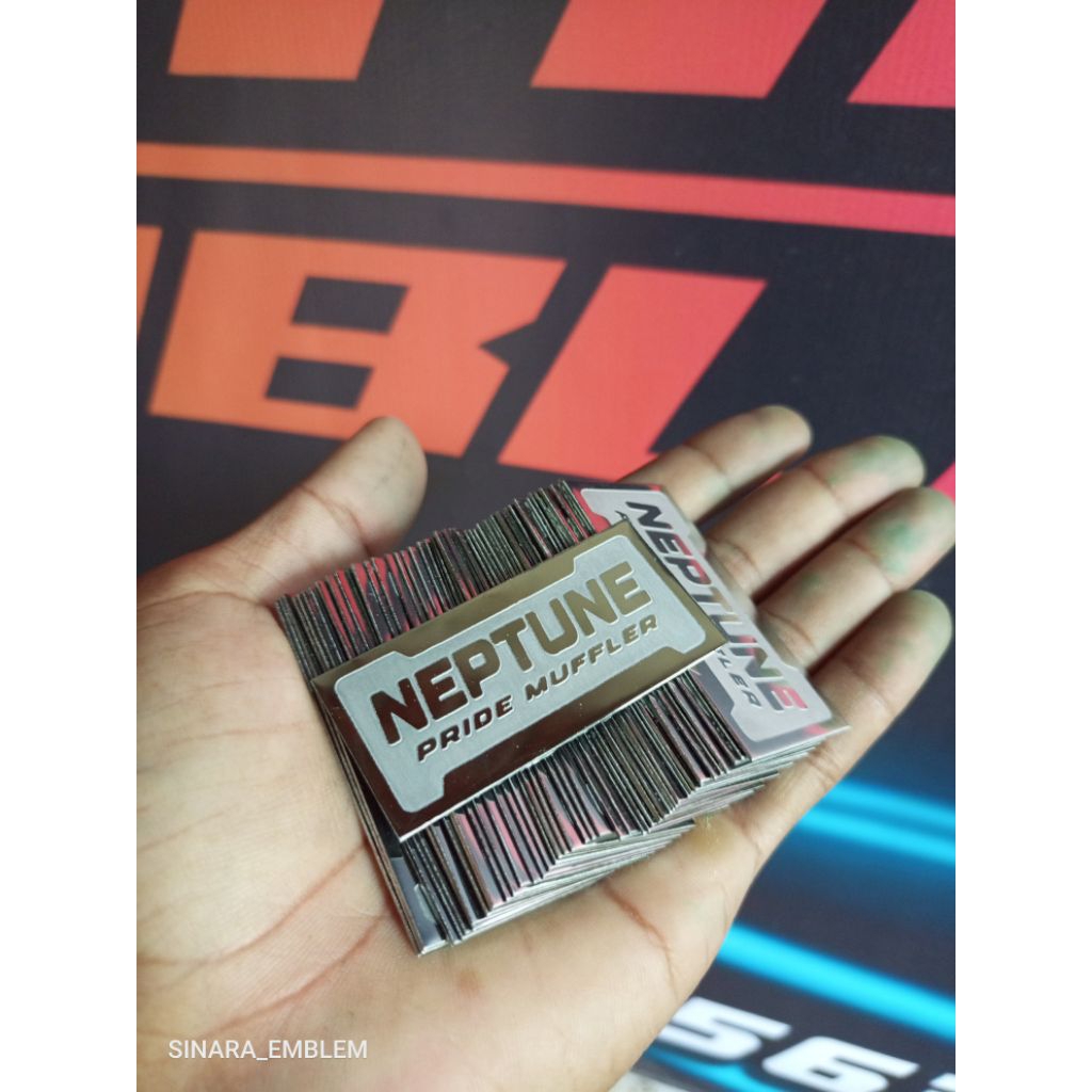 emblem leheran knalpot custom (min 50pcs)