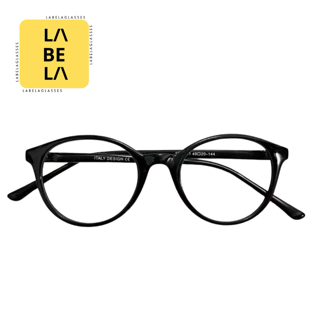 Labela - Kacamata oval kecil 1028 | kacamata pria wanita gratis ganti lensa photocromic antiradiasi 