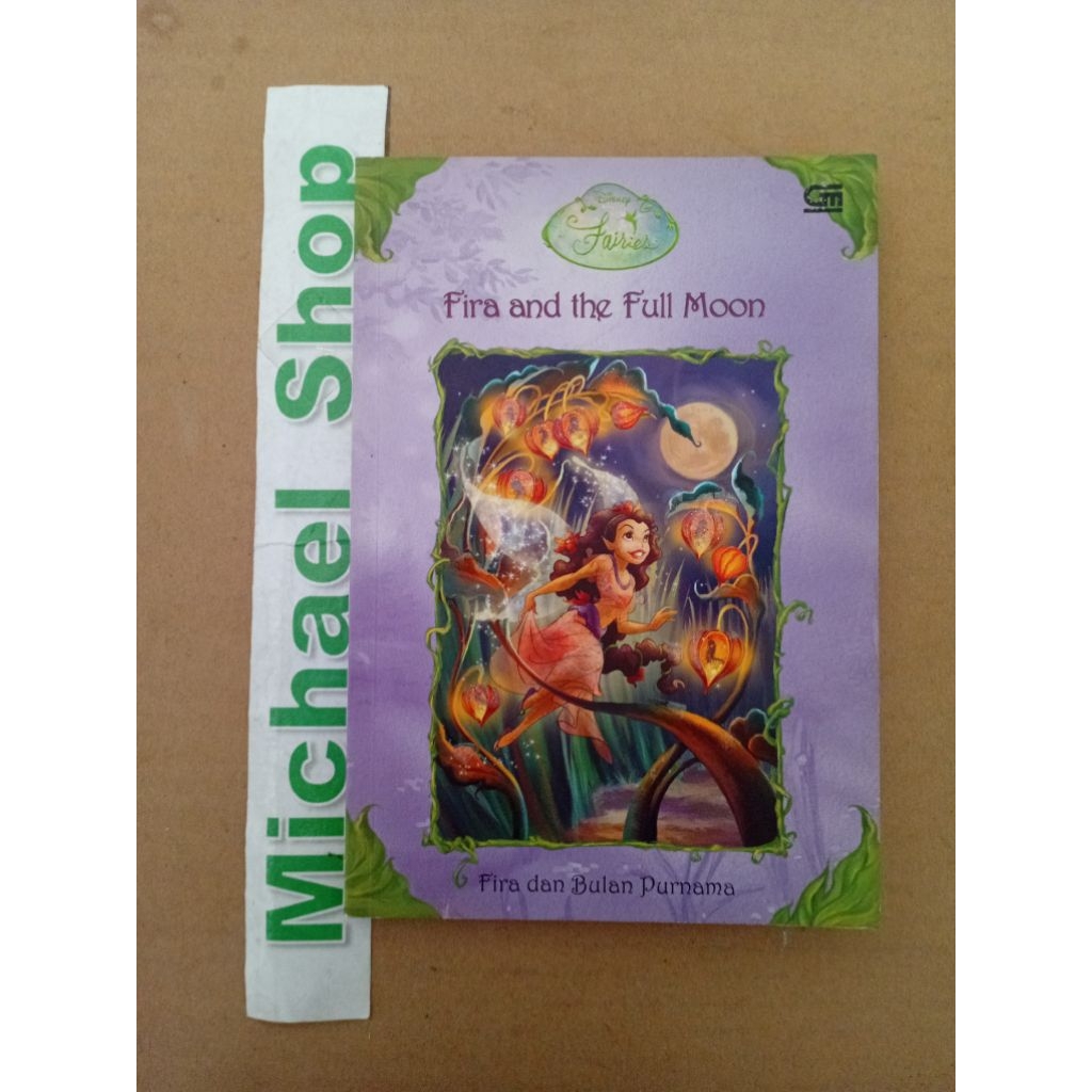 Buku Disney Fairies Fira and the full moon dan bulan purnama ( Novel Cerita Anak )