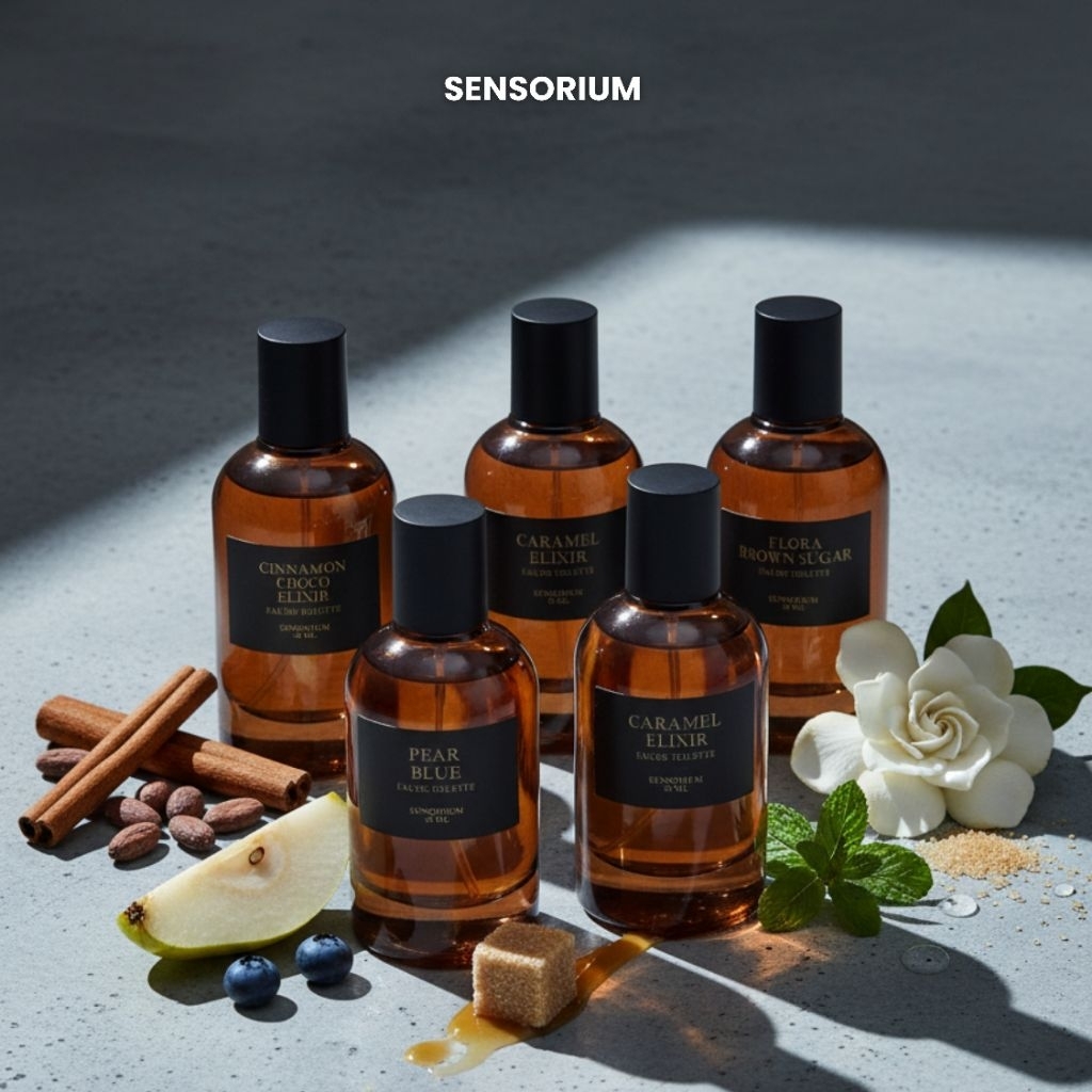 Sensorium | Eau De Toilette Series | Parfum Pria Wanita | Aroma Fresh Mint Sweet Caramel Tea Green 5
