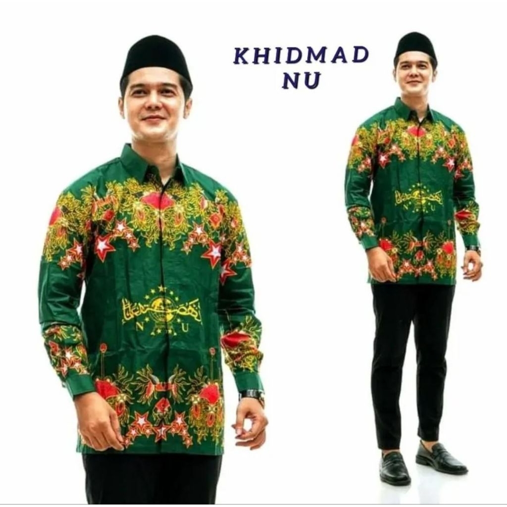 Kemeja Batik NU Khidmad Nahdlatul Ulama