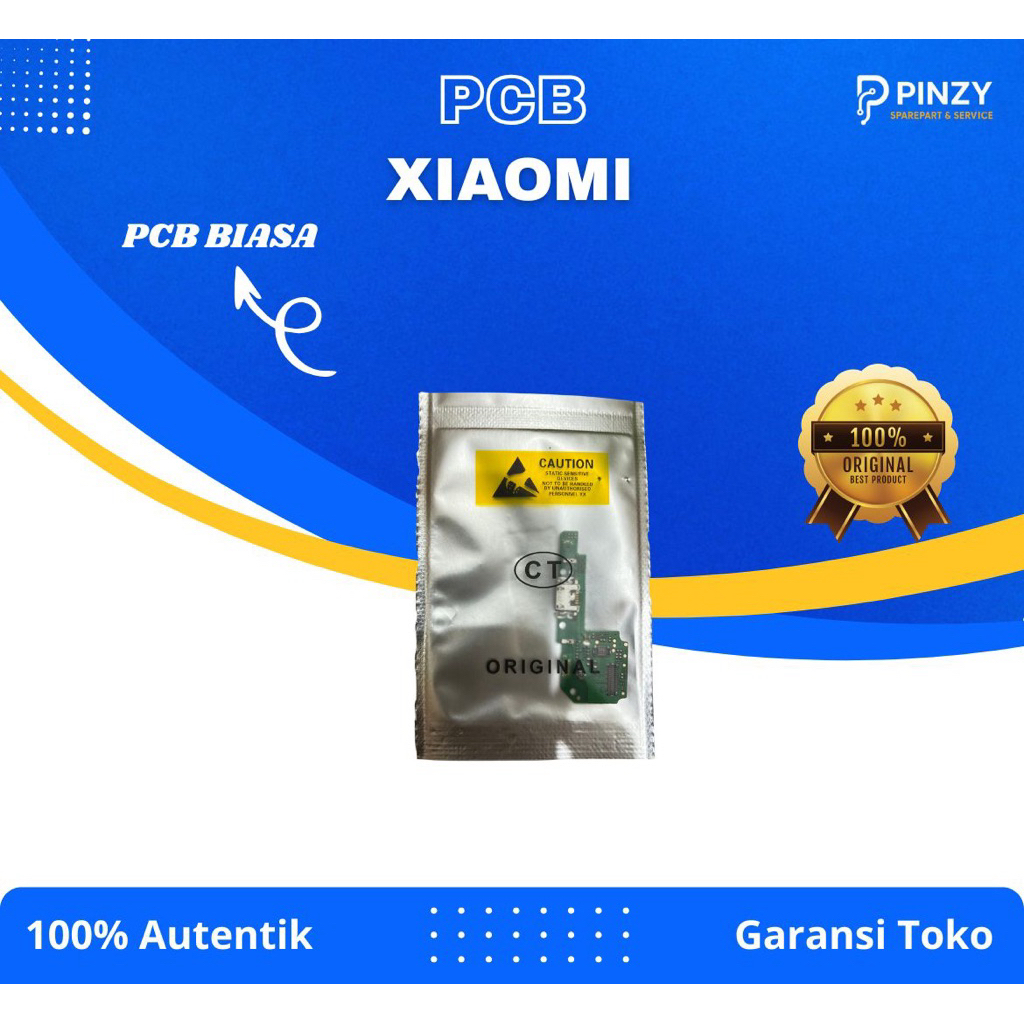 papan cas XIAOMI REDMI 6/REDMI 6A+MIC original konektor cas pcb full ic pengganti