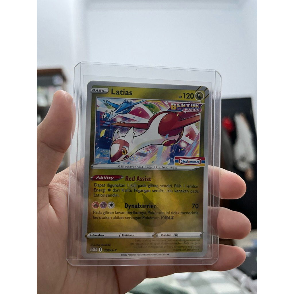 KARTU TCG POKEMON LATIAS BENTUK FUSION PROMO INDOMARET