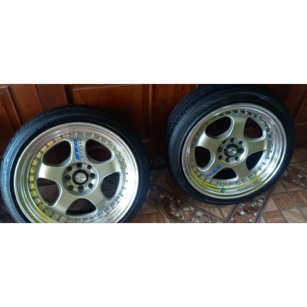 Velg Mobil Racing Ring 17 plus ban like new