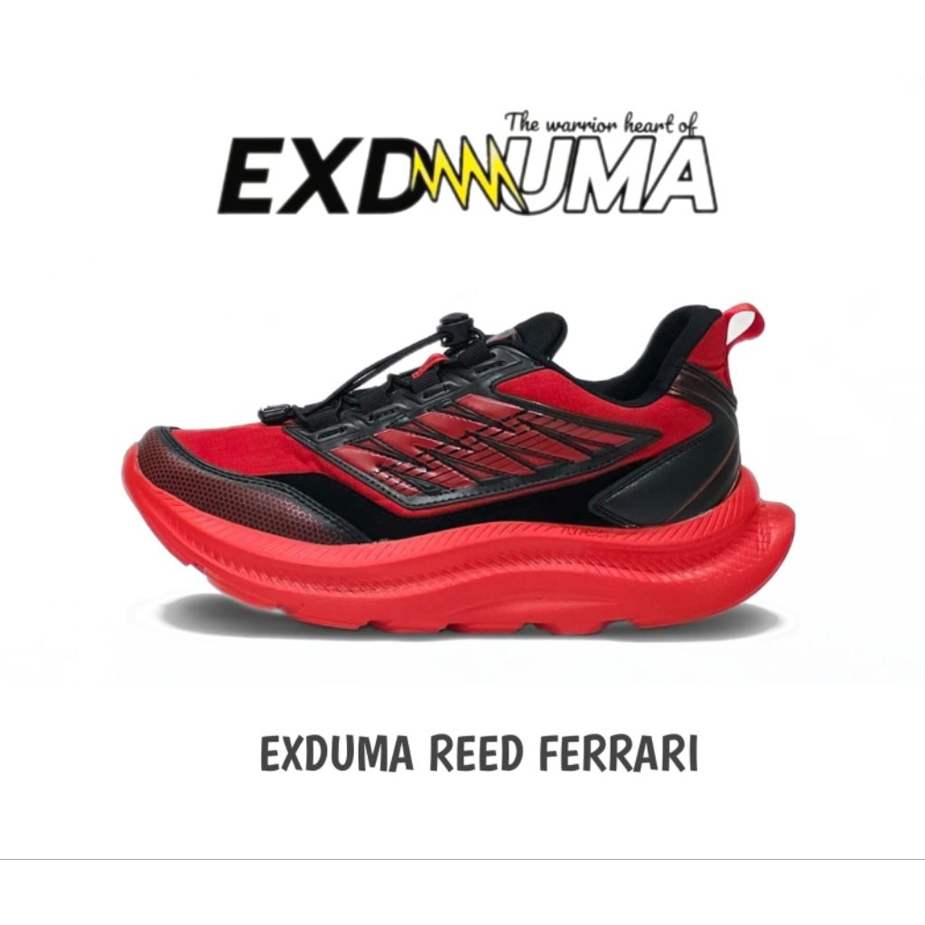 SEPATU EXDUMA REED FERRARI/SEPATU WARNA MERAH