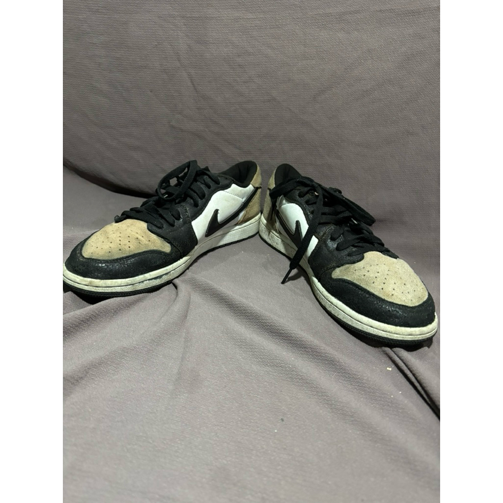 Sepatu second n1k3 AJ1 low brown