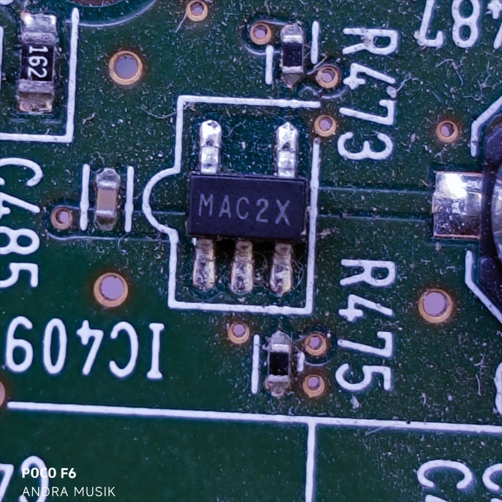 IC Copotan MAC IC 409 Keyboard Yamaha psr s770 dan s970 kondisi normal