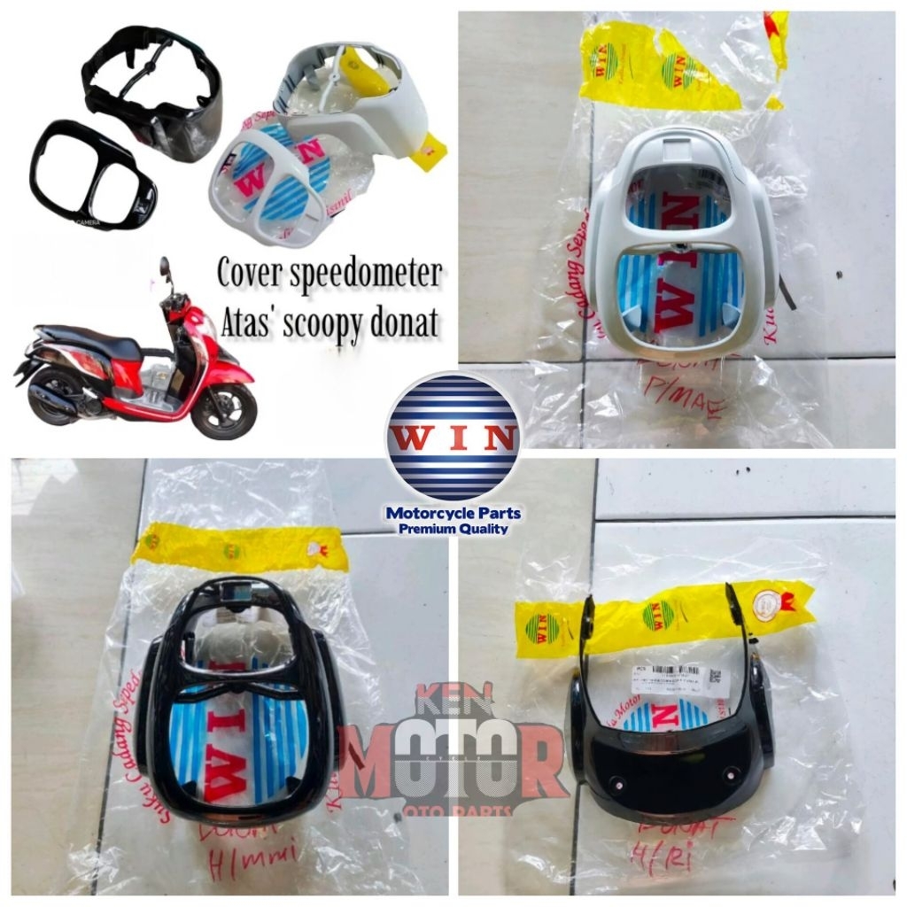 Cover Batok Speedometer Atas Bawah Scoopy Fi Ban donat 2017 2018 2019 WIN