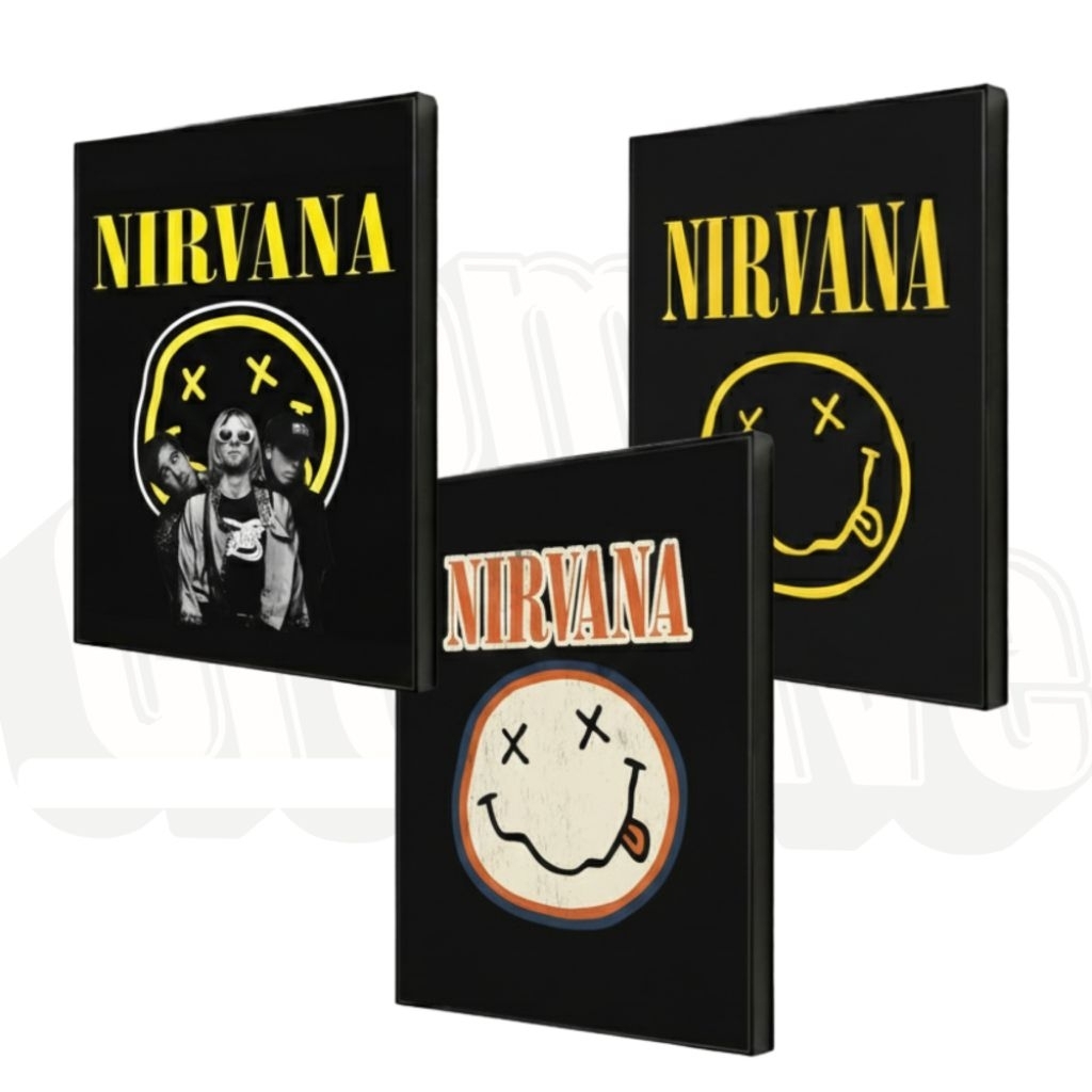 Poster hiasan dinding aesthetic nirvana