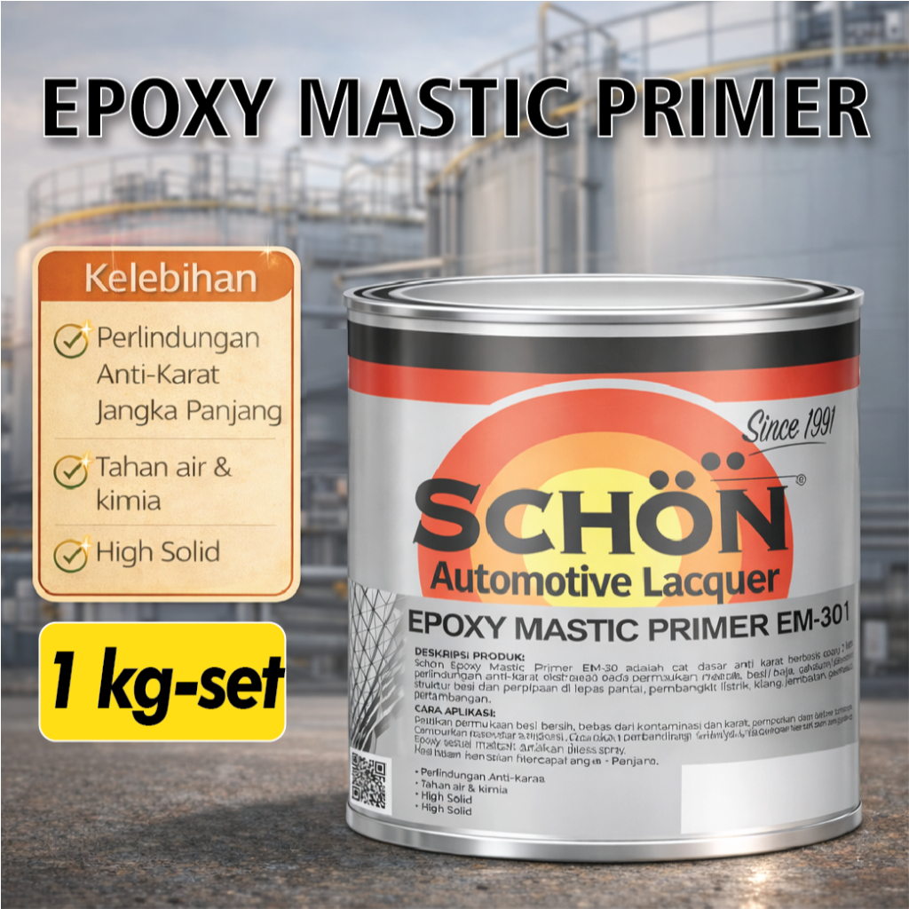 SCHON Epoxy Mastic Primer (1 kg-set) Cat Epoxy Anti-Karat