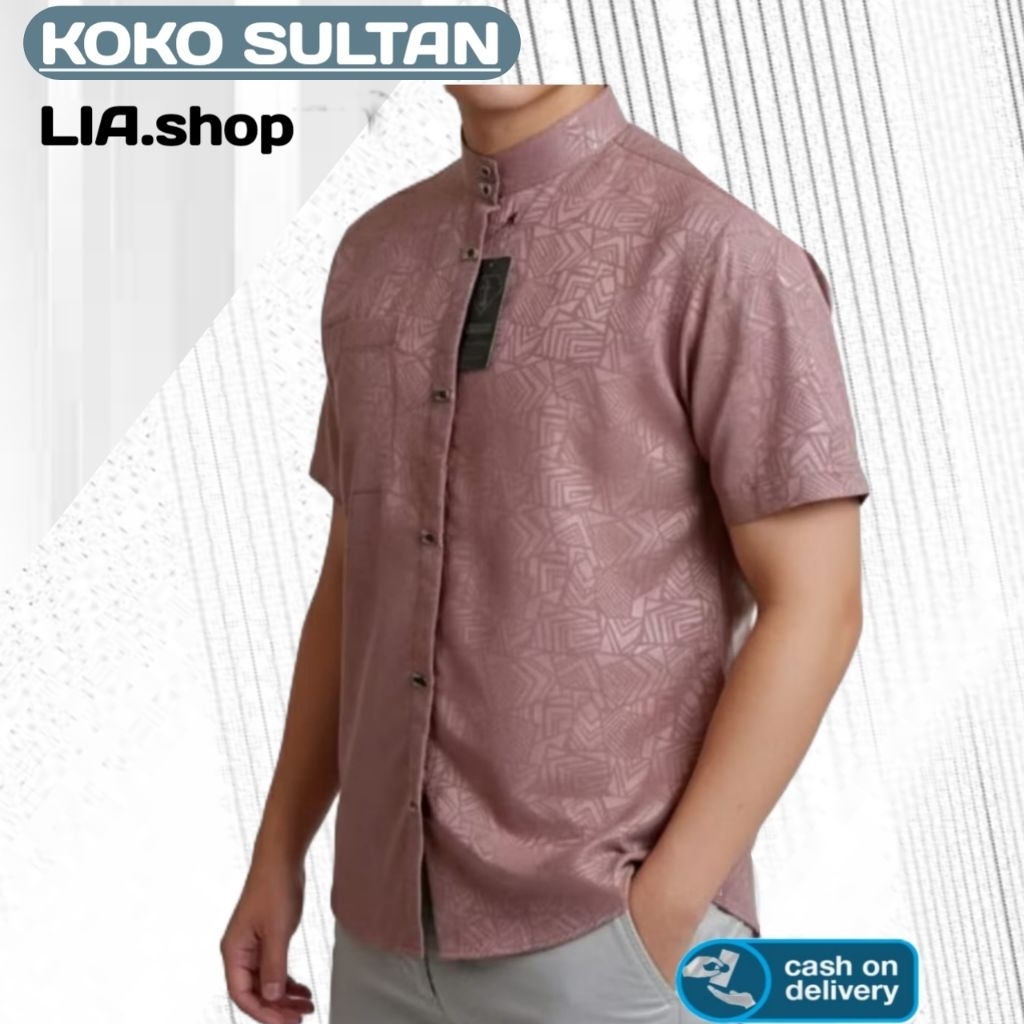 BAJU KEMEJA KOKO SULTAN PRIA MUSLIM