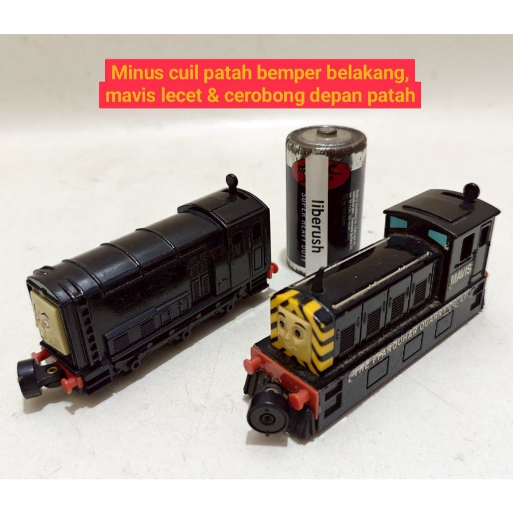 Set Minus Rare vintage bandai diecast Thomas & friends mavis engine m10 diesel plarail shinkansen tr