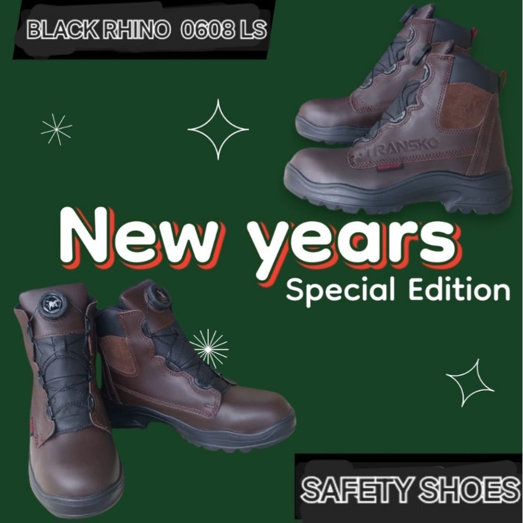 Sepatu Safety Black Rhino 0608 LS BRE Exclusive Safety Shoes