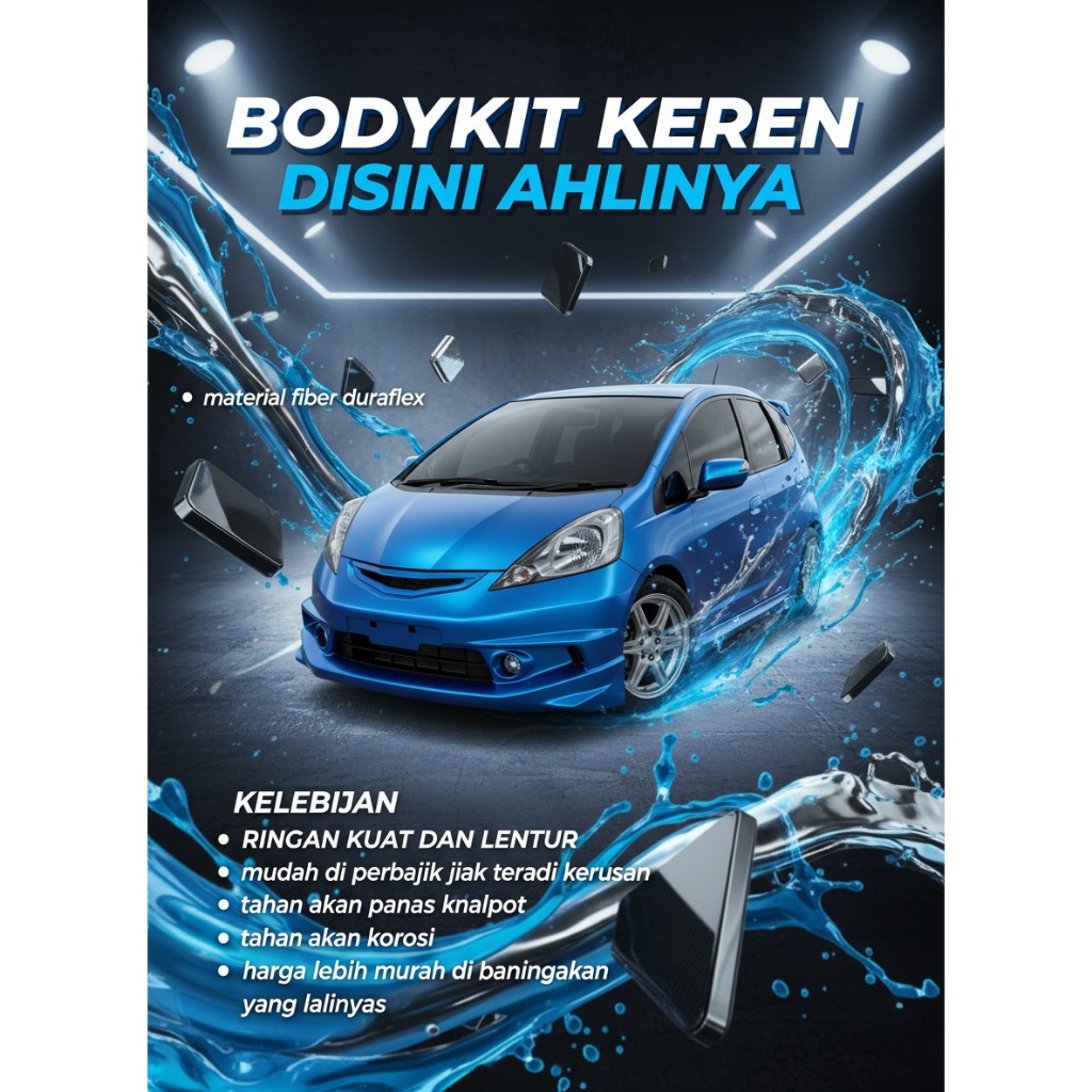 bodykit Honda jazz Mugen 2008-2011 bodikit jazz ge8 mugen