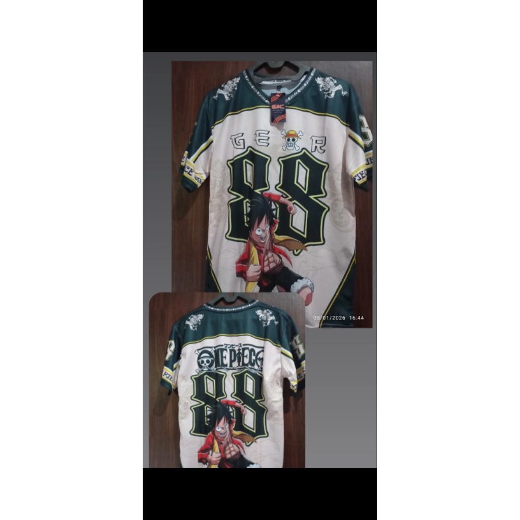 JERSEY DEWASA DAN ANAK JERSEY ANIME LUFFY ONEPIECE