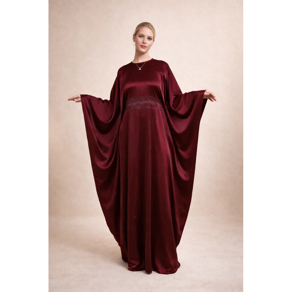 Kaftan Silk Premium Jumbo Pesta Kondangan Lebaran 2026