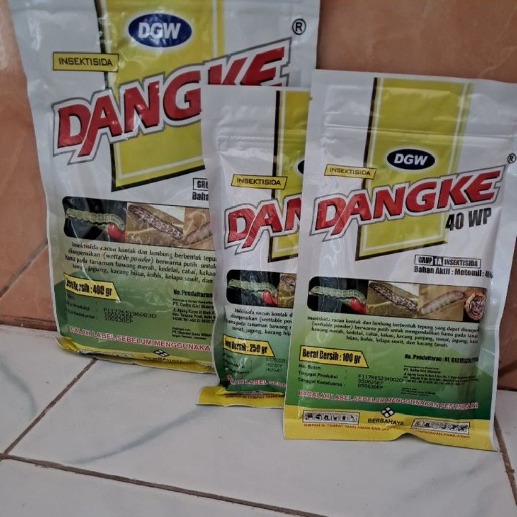 Insektisida Dangke 40 WP, Bahan Aktif Metomil 40%