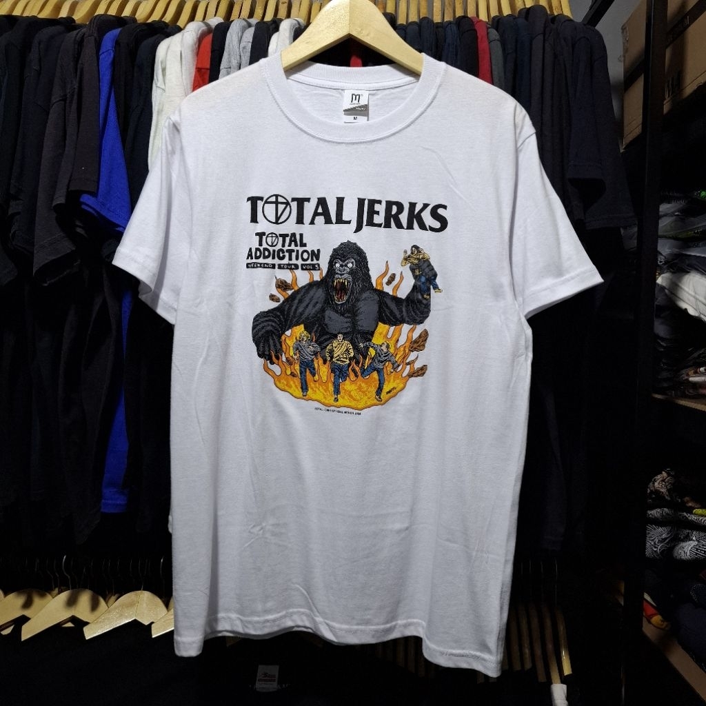 kaos band TOTAL JERKS original merch