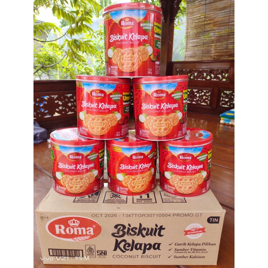 BISKUIT ROMA KELAPA SEDUS ISI 6