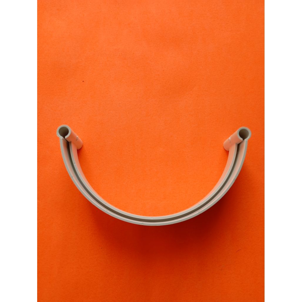 Sambungan Talang PVC Setengah Lingkaran 6" Putih / Sambungan Talang PVC Oval 6" Putih / Aqualon
