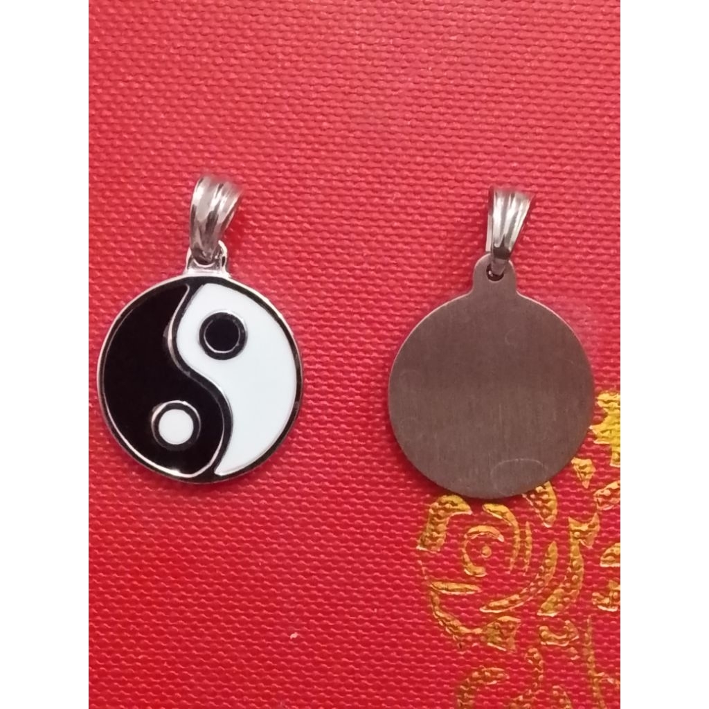 Liontin Pak Kua/ Baqua / Ying Yang Stainless Steel