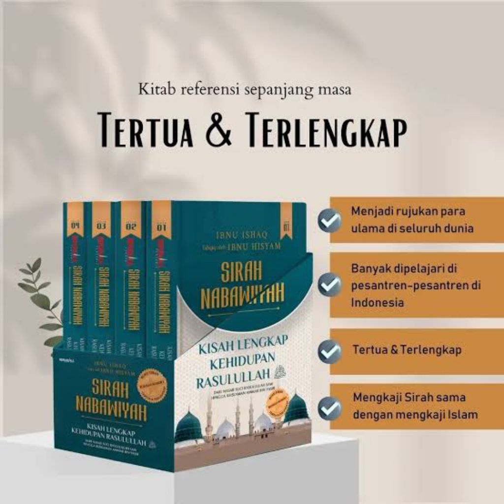 1 Paket Buku Sirah Nabawiyah (Original) - Ibnu Ishaq