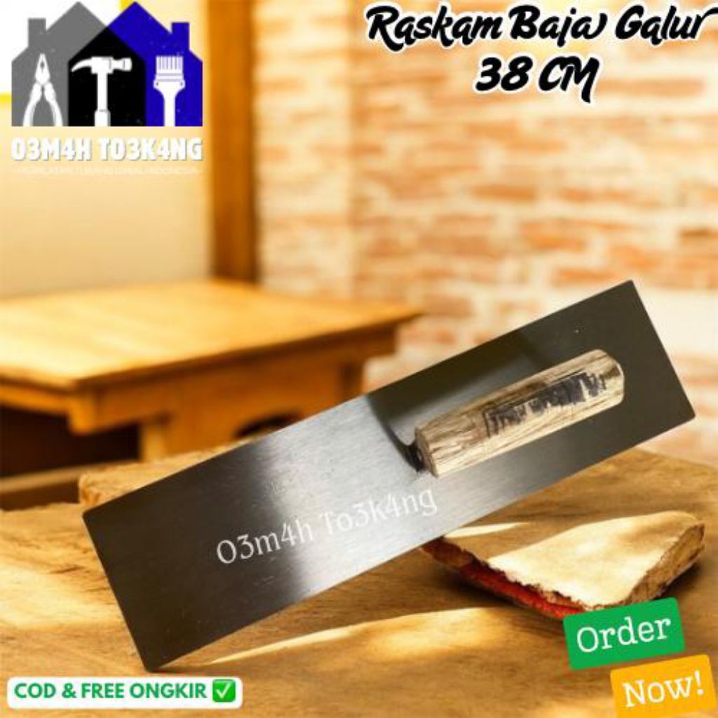 Raskam Besi Baja 38 CM-Raskam Baja Galur jumbo