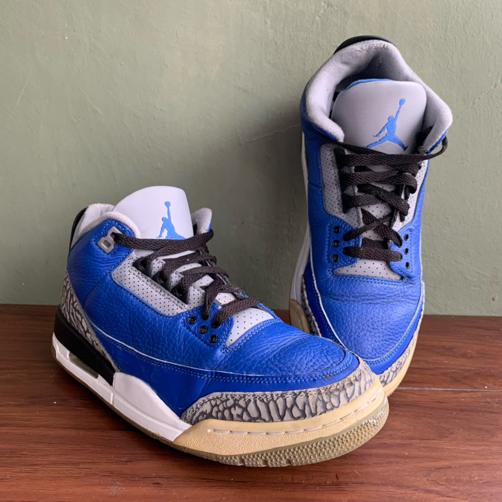Jordan 3 Retro Varsity Royal Cement Second Size 41