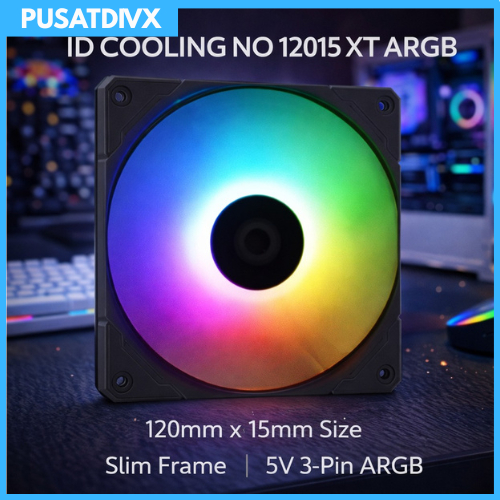 ID COOLING NO 12015 XT 12CM ARGB RGB KIPAS ID-COOLING NO-12015-XT CASE