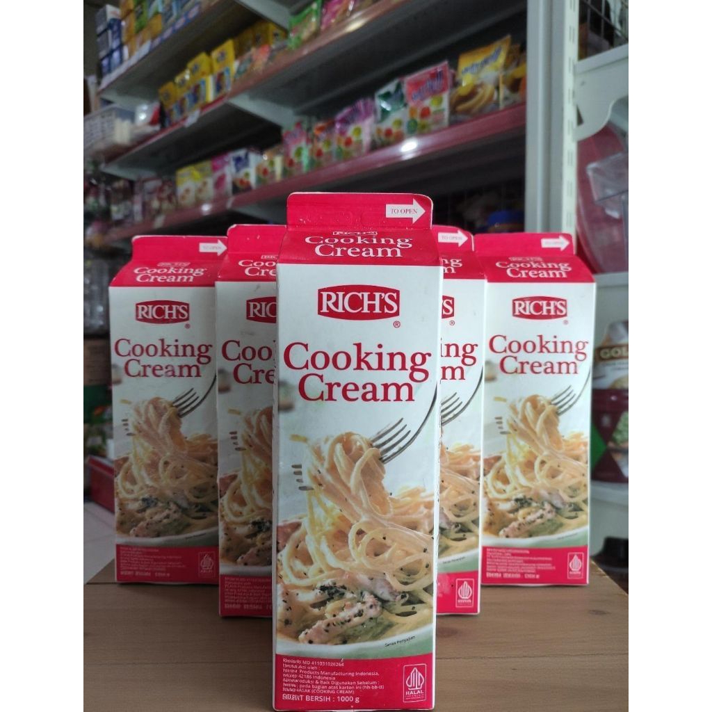Rich's Cooking Cream Kemasan 1ltr | Cooking Cream | Rich Cooking