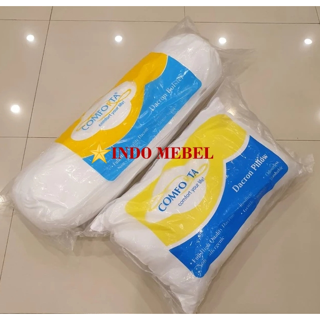 Bantal guling pillow bolster comforta original ori makassar ready dakron murah bagus mks ori