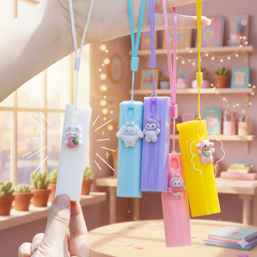 OXY PARFUME - Botol Spray Parfum 10ml Karakter Kartun - Botol Refill Parfum Kosong Mini Portabel Tra