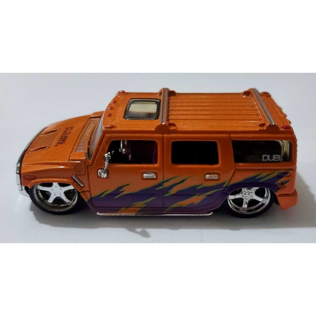 JADA TOYS HUMMER DUB CITY ORANGE 1:64