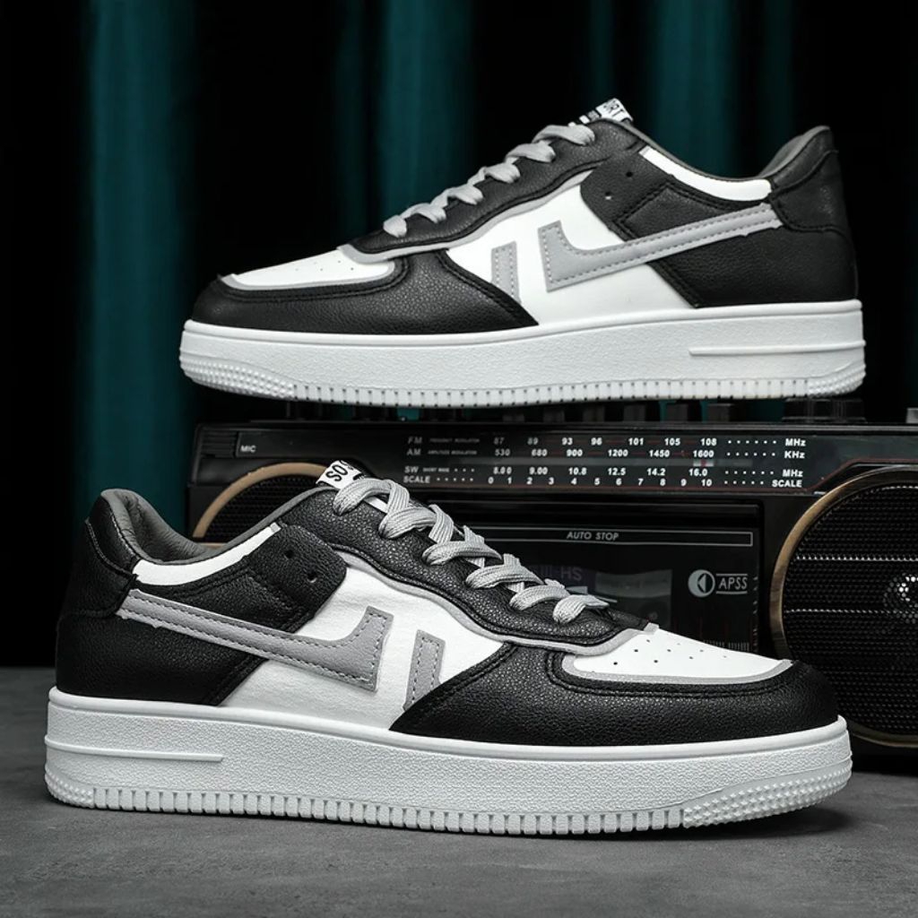 SEPATU PRIA STYLE KOREAN,SEPATU SNEAKERS PRIA MASAKINI ELGAN