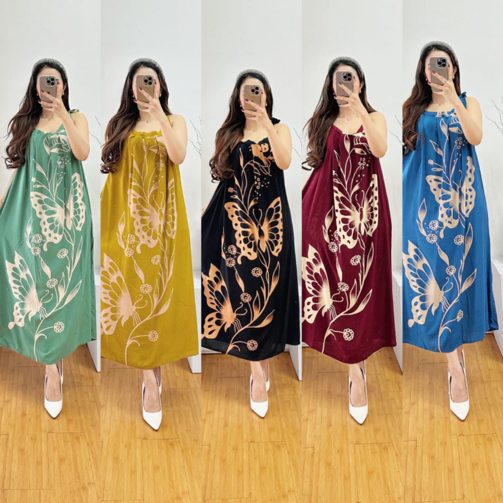 Daster Yukensi Jumbo ~ Daster Jumbo Yukensi Tanpa Lengan Dress Yukensi