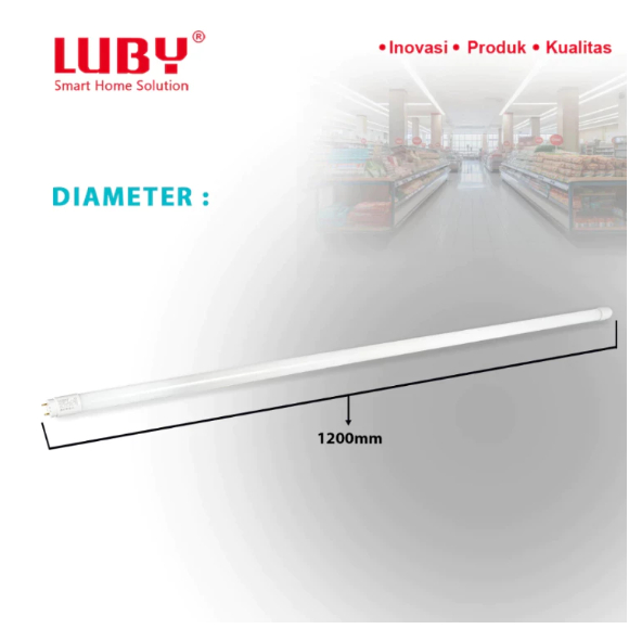 LAMPU LUBY LED TUBE LIGHT T8
