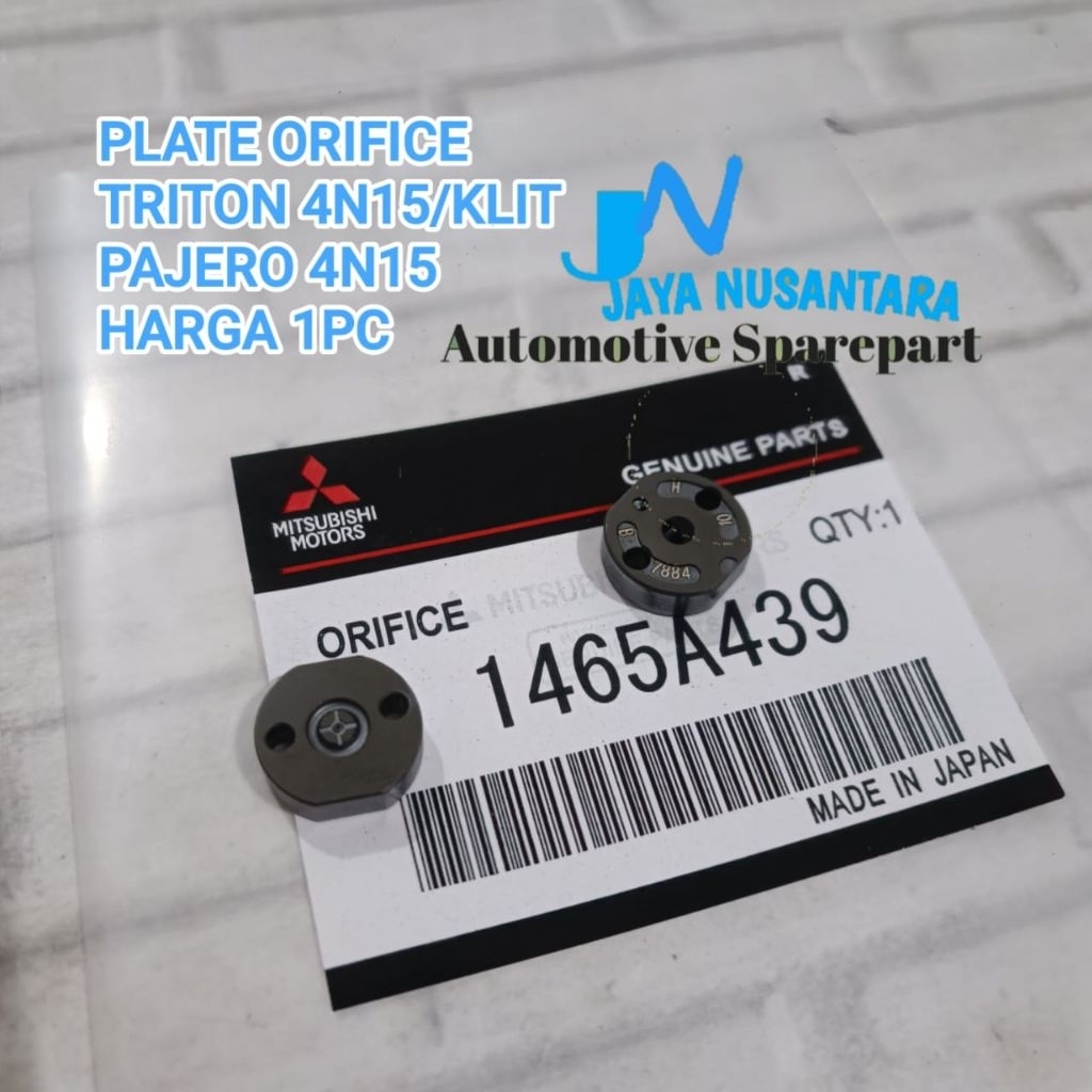 PLATE VALVE INJECTOR TRITON 4N15 TRITON KL1T/PAJERO KL1T PLATE ORIFICE INJEKTOR TRITON KL1T TRITON 4