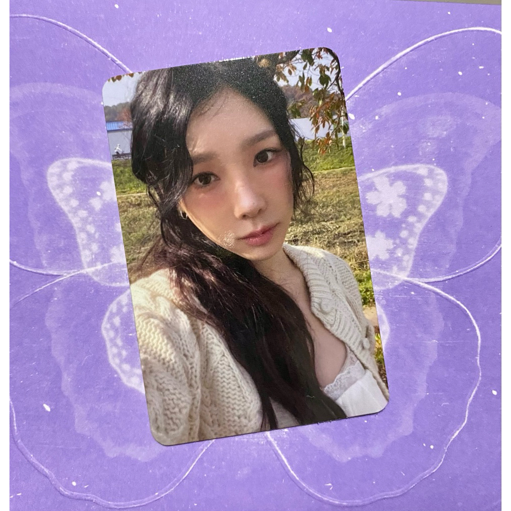 Taeyeon photocard the best of taeyeon panorama digipack ver album snsd pc official