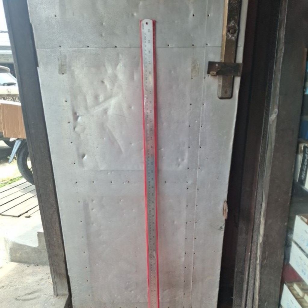 ((pcs ) penggaris besi 1 meter kenko (tebal)