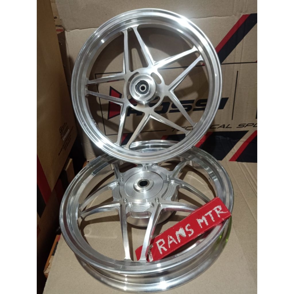 velg mio sport/smile/Fino110 karbu . SEPASANG.