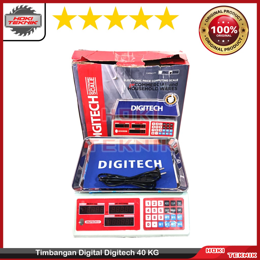 Timbangan Digital 40kg DIGITECH
