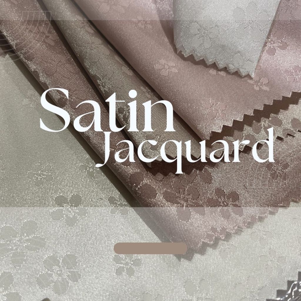 Satin Armani Jacquard / Satin Jacquard / Armani Motif / Jacquard / Motif jacquard / Bahan Sarimbit /