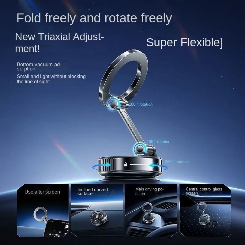Holder Mobil Suction Vacuum Magnetik Kuat 360 Adjust Dudukan Mobil Va5