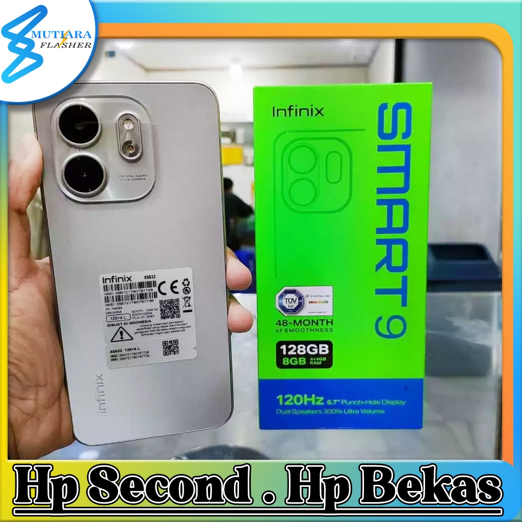 Infinix Smart 9 Ram 3/64GB | Ram 4/128GB Bekas Original Flasher Store