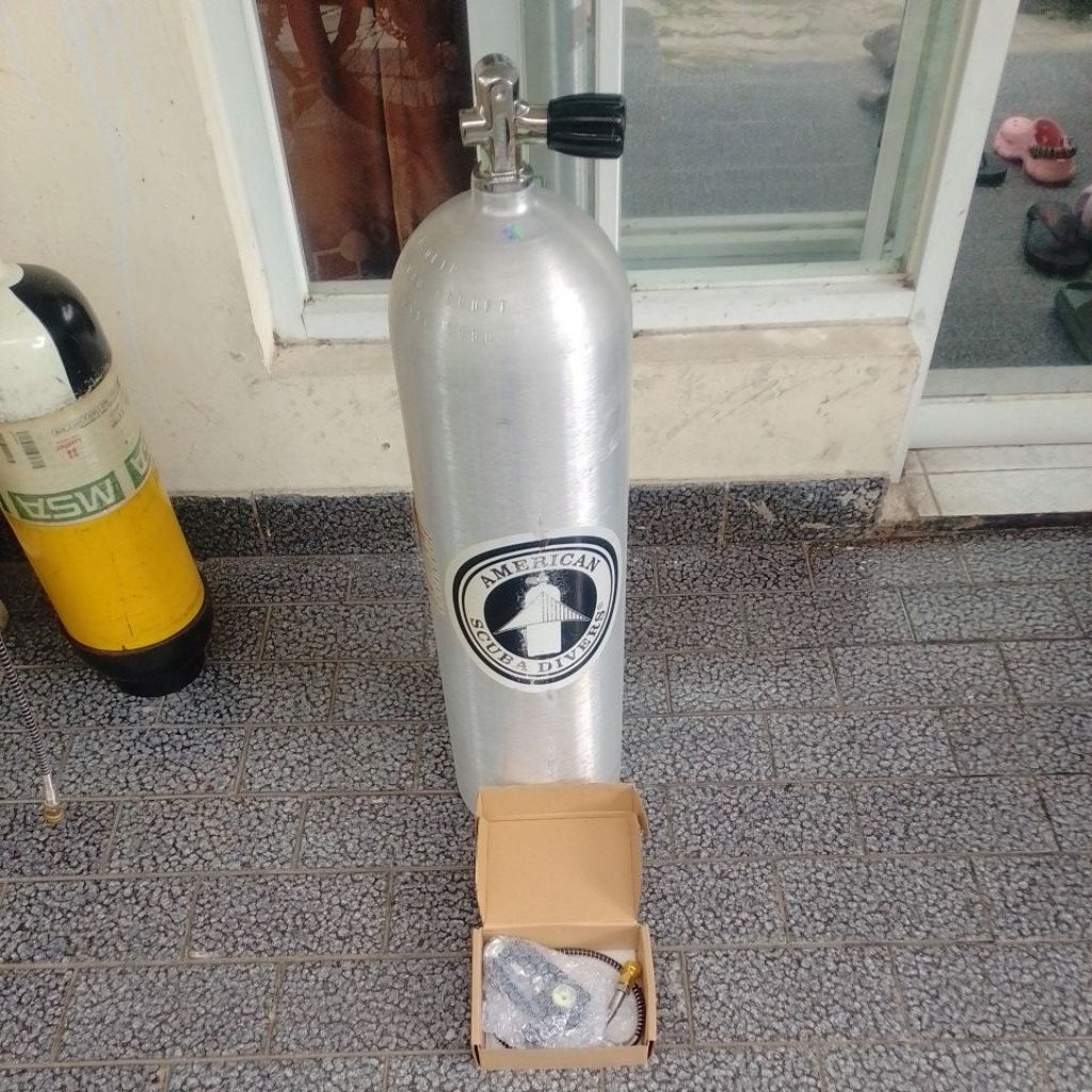 Tabung Scuba 80 Cuft + Regulator Baru