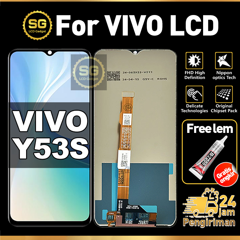 SG LCD VIVO Y53S Fullset HP Touchscreen VIVO Y53S Free Lem Glass Touch Screen Digitizer COD